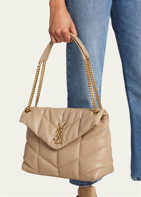 ysl loulou puffer shoulder bag